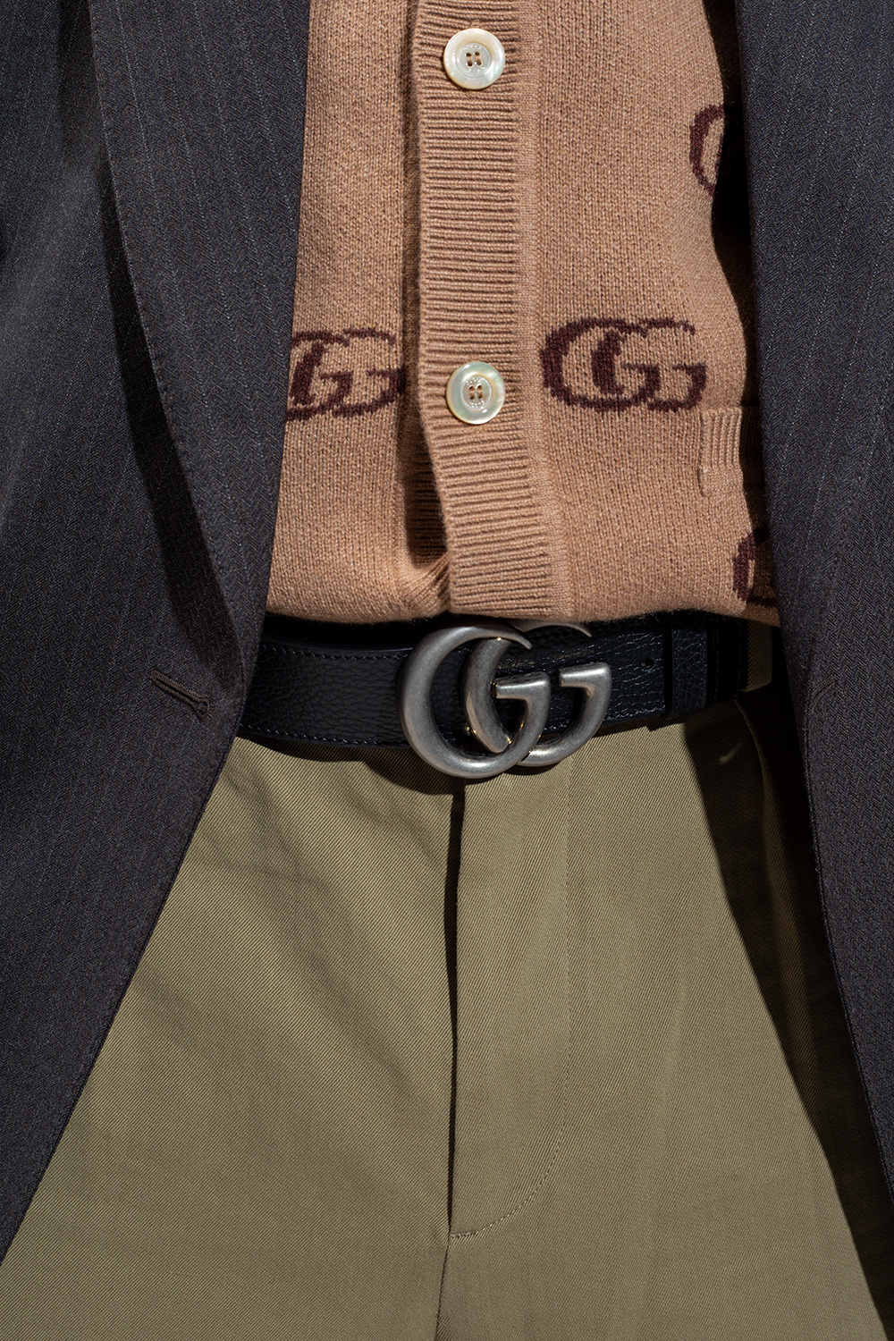 gucci Tuch Reversible belt with logo