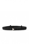 Bottega Veneta BLACK Belt with cut-out details