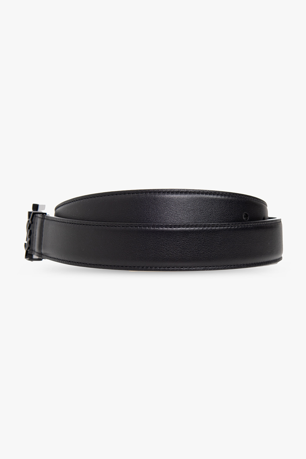 Saint Laurent Leather belt with logo