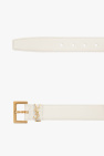 Saint Laurent Leather belt with logo