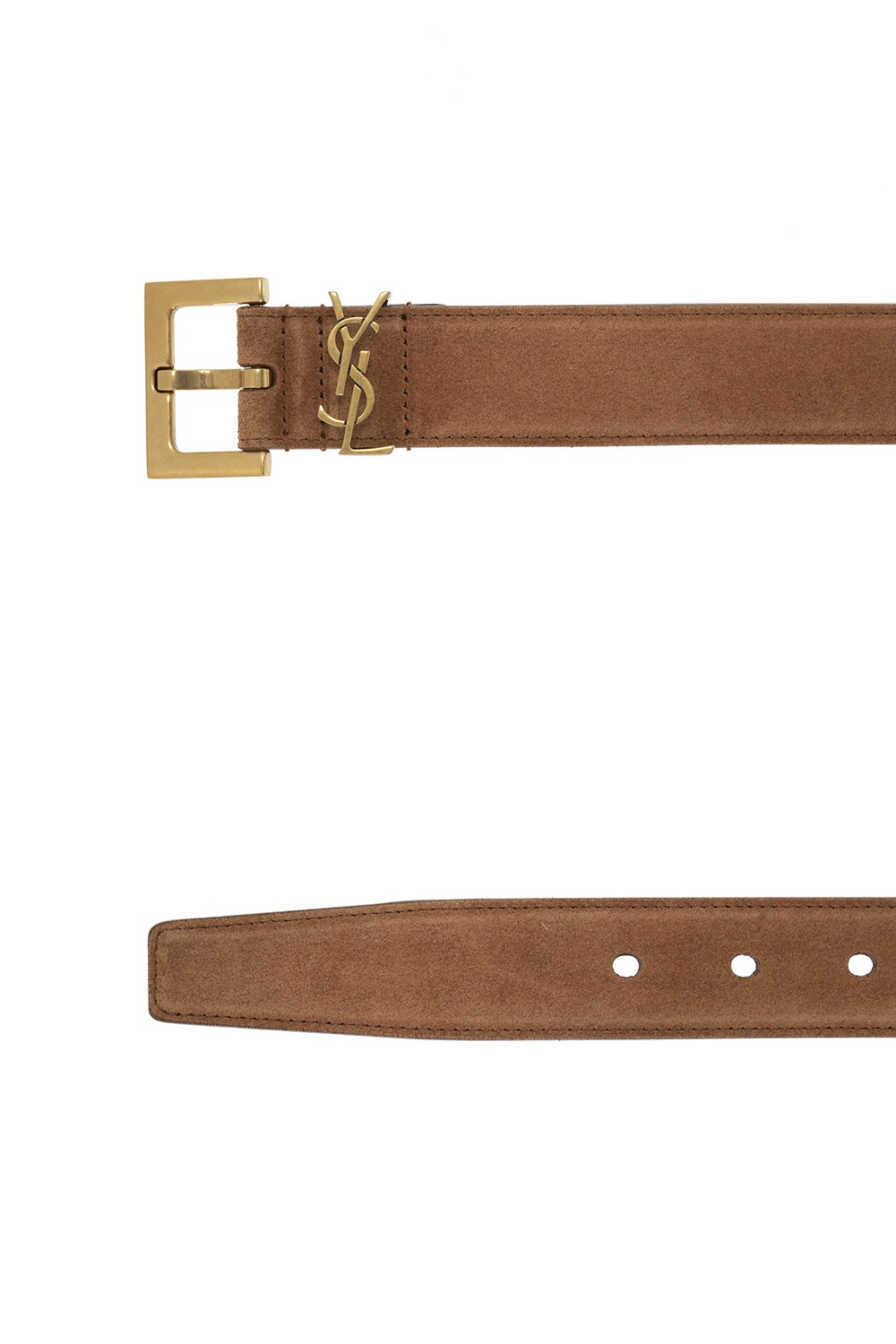 Saint Laurent Suede belt