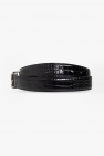 Saint Laurent Leather belt with logo