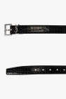 Saint Laurent Leather belt with logo