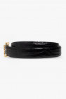 Saint Laurent BLACK Leather belt