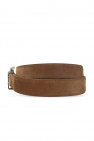 Saint Laurent Leather belt with logo