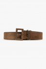 Saint Laurent BROWN Suede belt