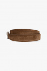 Saint Laurent BROWN Suede belt
