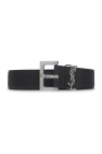 Saint Laurent BLACK Logo belt
