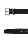 Saint Laurent BLACK Logo belt