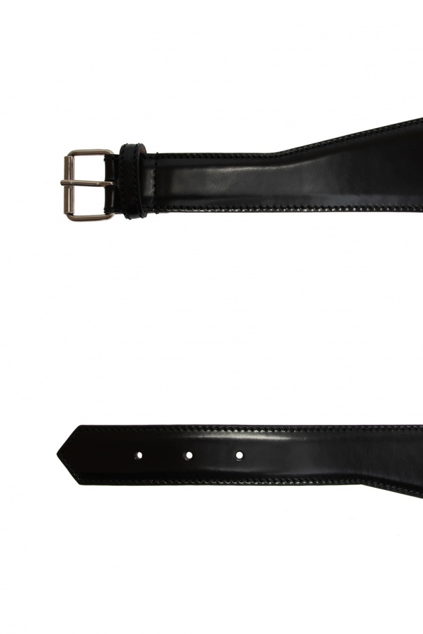 Alexander McQueen Leather waist belt