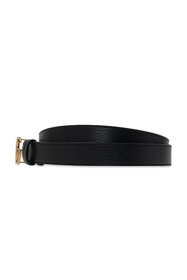 Gucci Leather belt with logo