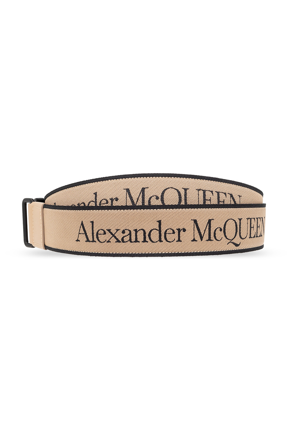 Alexander McQueen Alexander McQueen contrast-stitch midi skirt