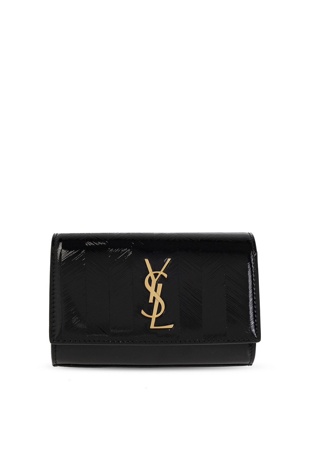 Saint Laurent leather case with logo saint laurent accessories