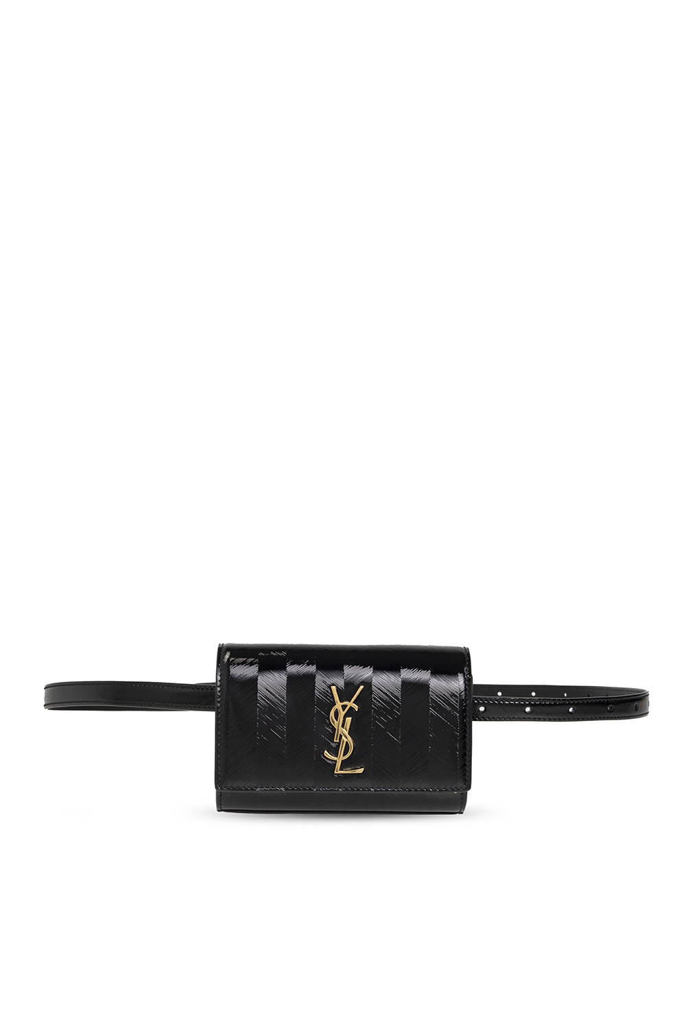 Saint Laurent leather case with logo saint laurent accessories