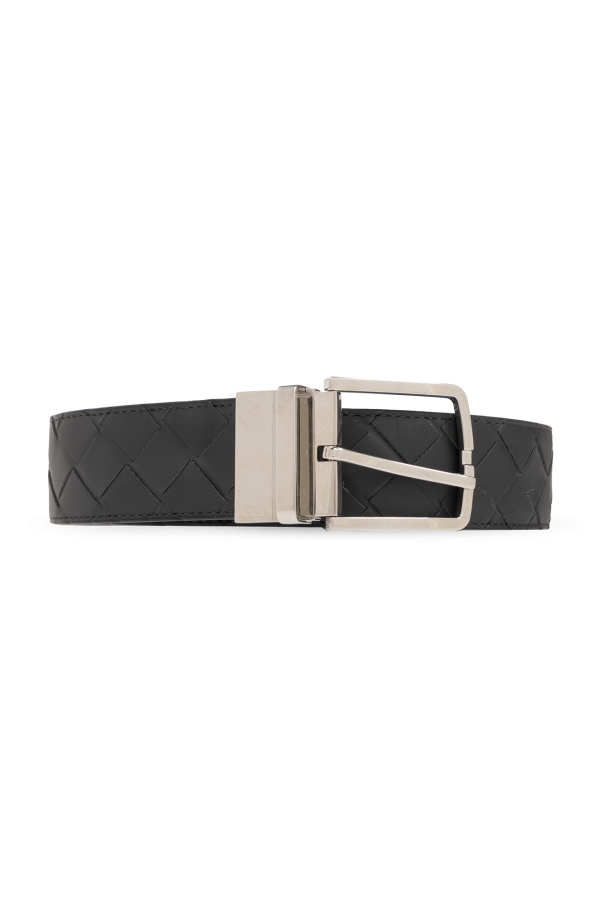 Reversible belt in leather od Bottega Veneta