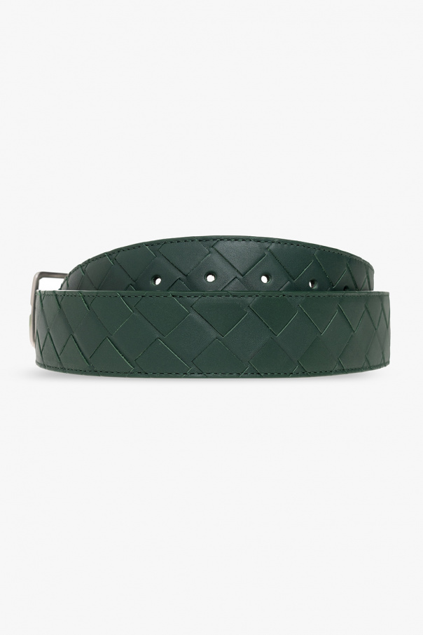 bottega Calfskin Veneta Leather belt