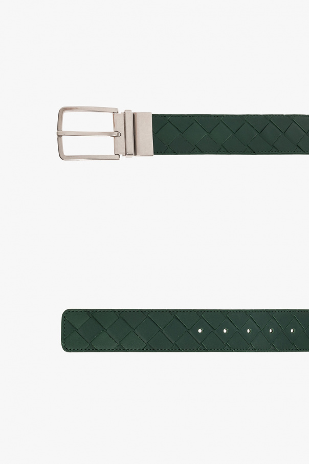 bottega Calfskin Veneta Leather belt