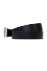 Bottega Veneta Leather belt with triangle buckle