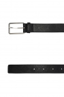 bottega straight Veneta Leather belt with logo