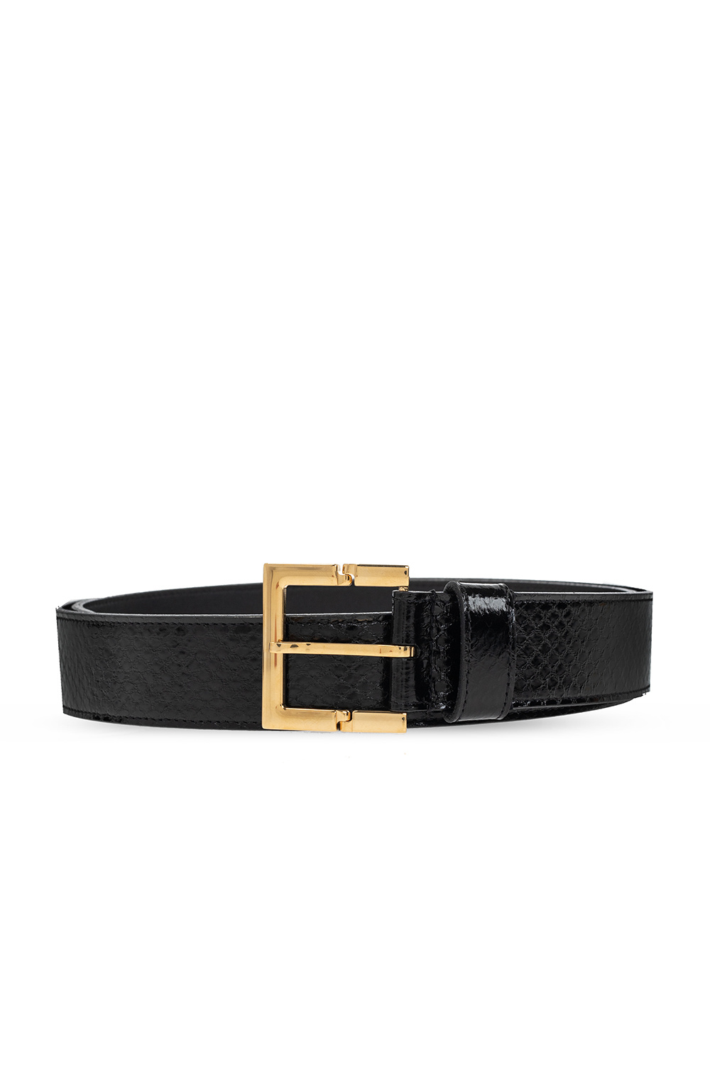 Saint Laurent Faux snakeskin belt