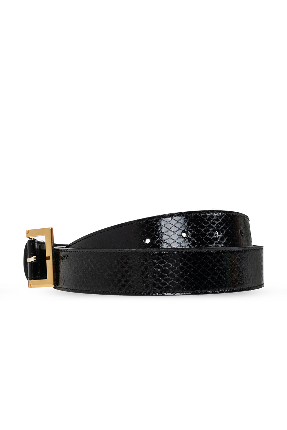 Saint Laurent Faux snakeskin belt