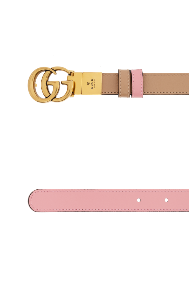 Gucci Dwustronny pasek z logo