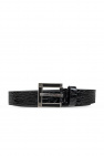 Saint Laurent Leather belt with logo