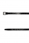 Saint Laurent Leather belt with logo