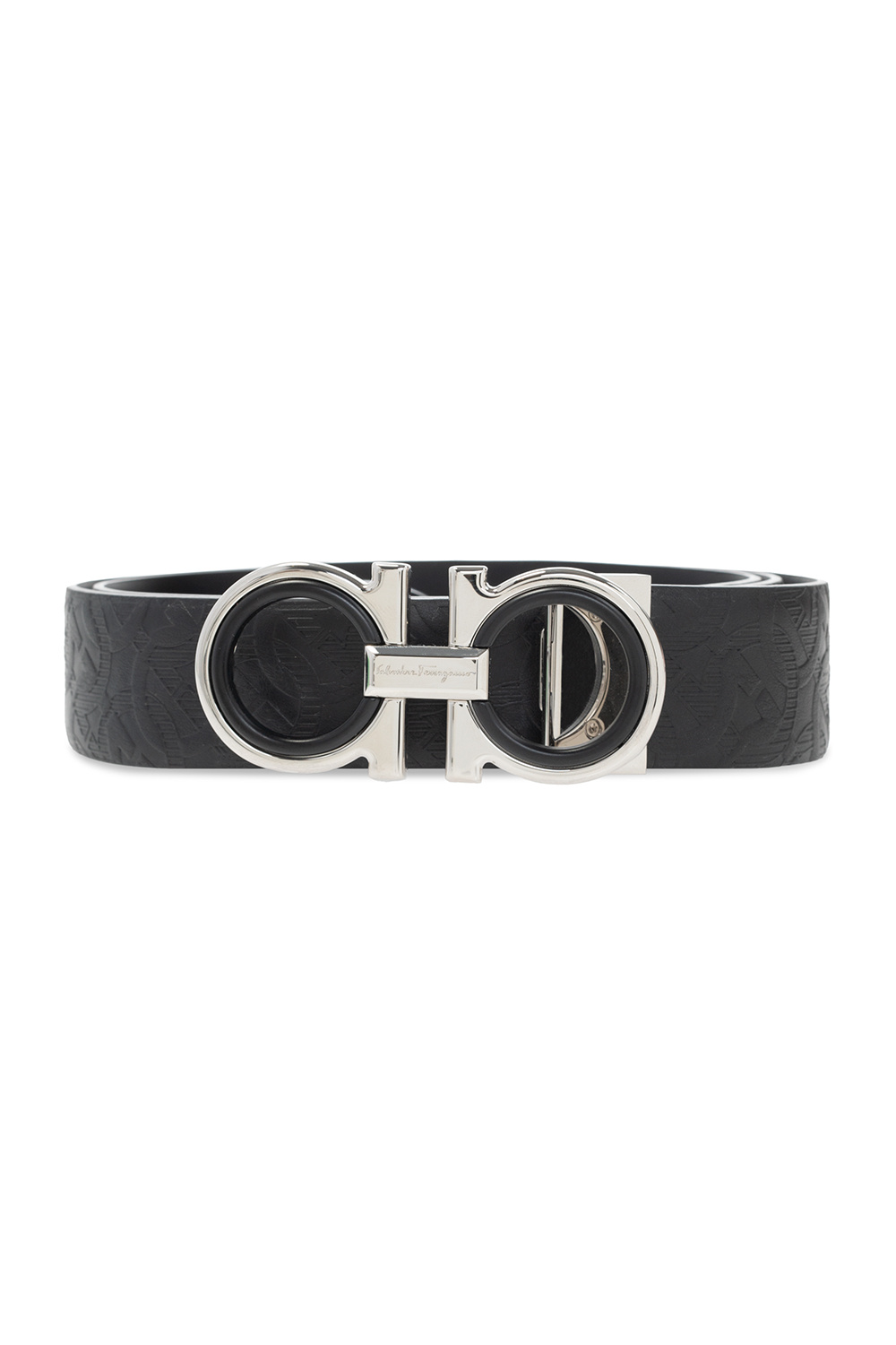 FERRAGAMO Leather belt with logo