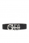 FERRAGAMO BLACK Belt with logo