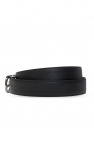 FERRAGAMO BLACK Belt with logo