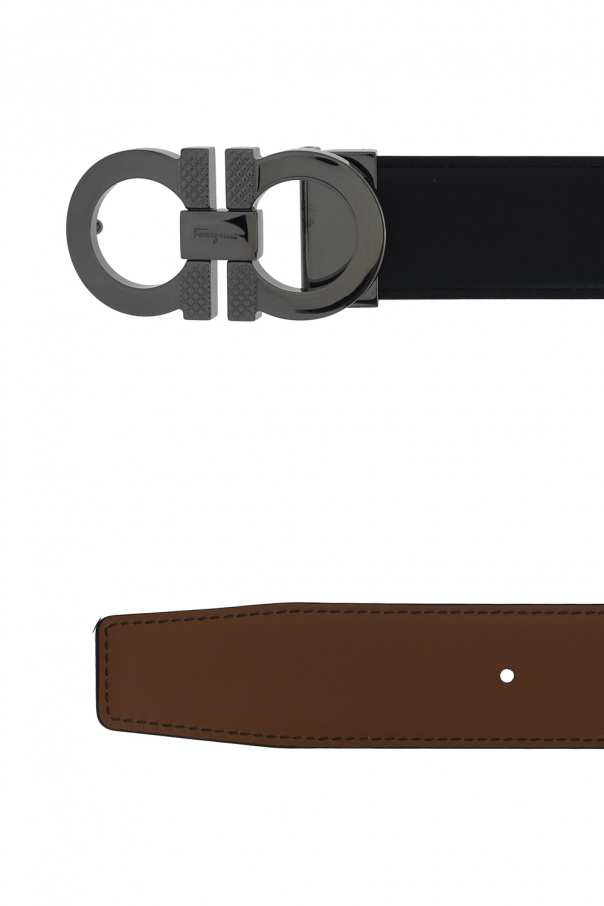 FERRAGAMO Reversible leather belt