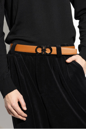 FERRAGAMO Reversible leather belt