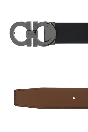 FERRAGAMO Reversible leather belt