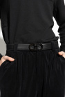 FERRAGAMO BLACK Reversible leather belt