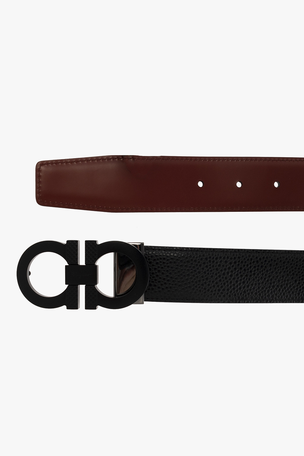 FERRAGAMO Reversible belt with logo