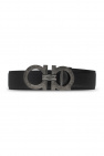 FERRAGAMO BLACK Reversible leather belt