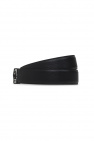 FERRAGAMO BLACK Reversible leather belt