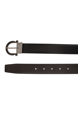 FERRAGAMO ‘Adjus’ reversible belt with logo