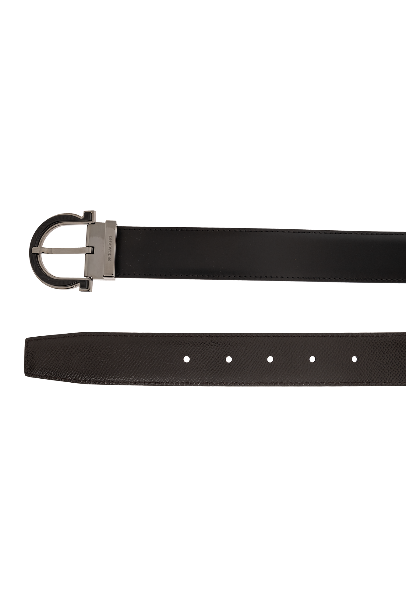 FERRAGAMO ‘Adjus’ reversible belt with logo