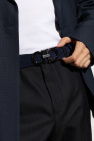 FERRAGAMO NAVY BLUE Suede belt