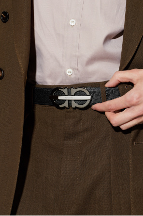 FERRAGAMO Ledergürtel mit Logo