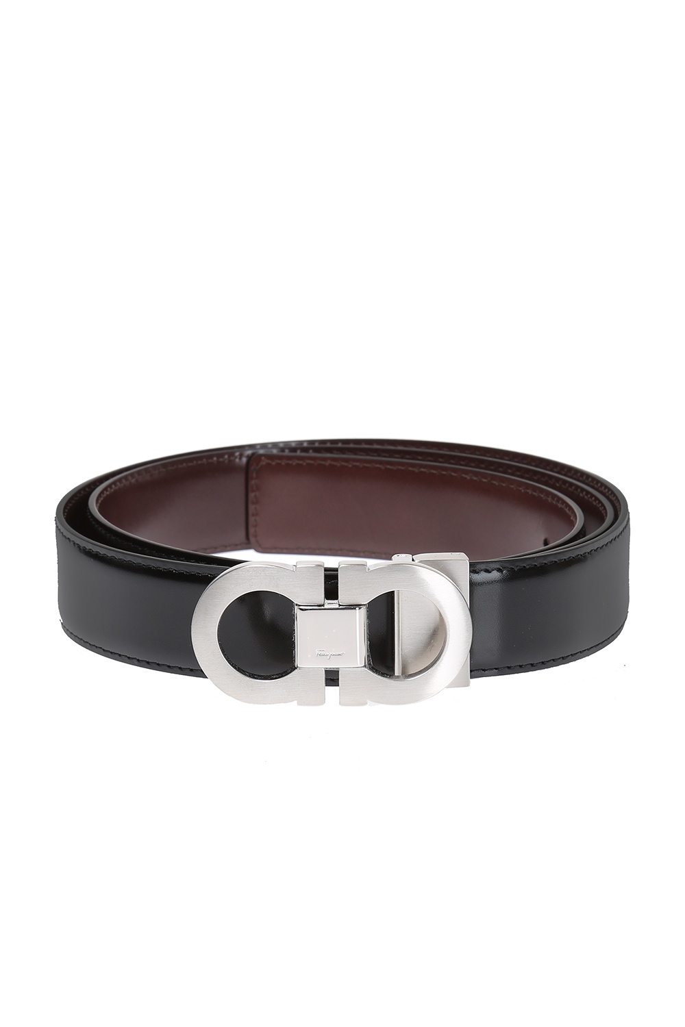 FERRAGAMO Reversible Leather Belt