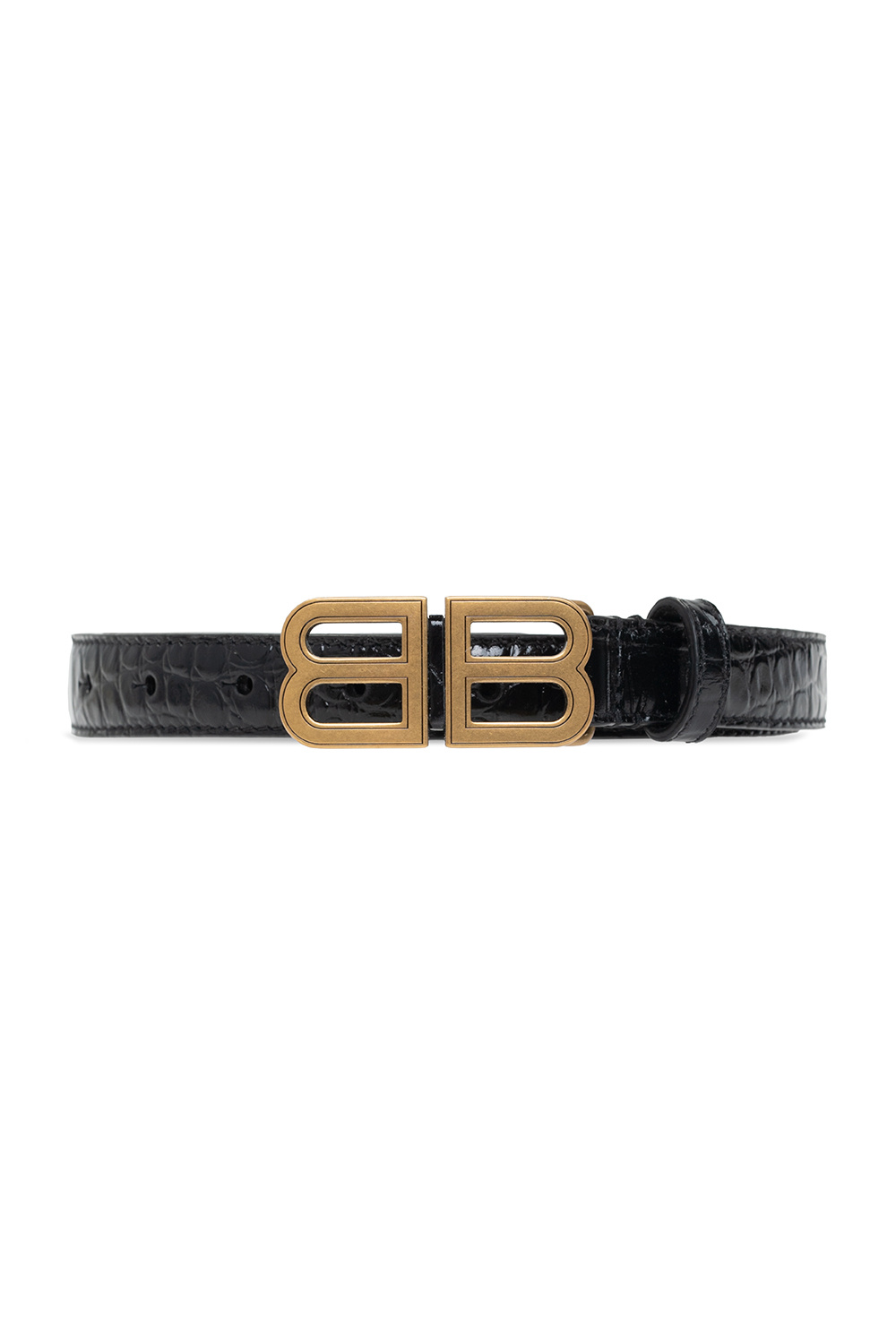 Balenciaga Leather belt with logo