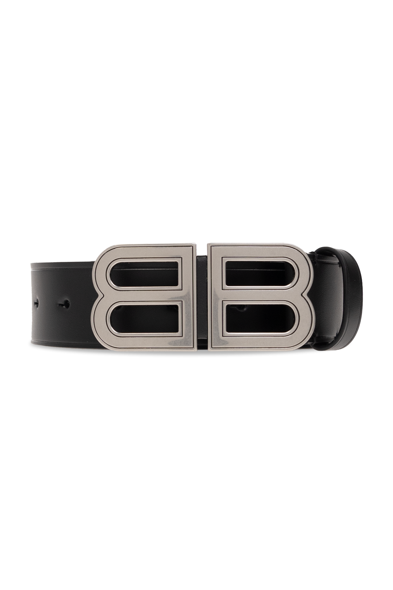 35cm bb buckle leather belt  Balenciaga  Men  Luisaviaroma