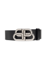 Balenciaga Leather belt with logo
