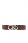 FERRAGAMO BROWN Reversible belt