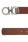 FERRAGAMO BROWN Reversible belt