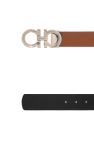 FERRAGAMO BROWN Reversible belt