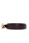 bottega intrecciato Veneta Leather belt with buckle